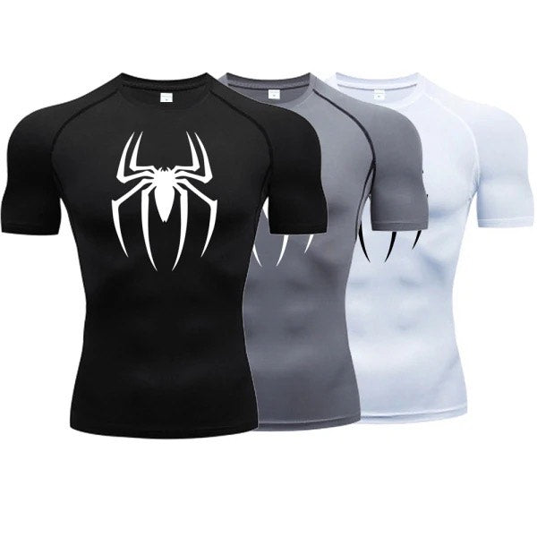 Spiderman Compression Shirt Short Sleeve